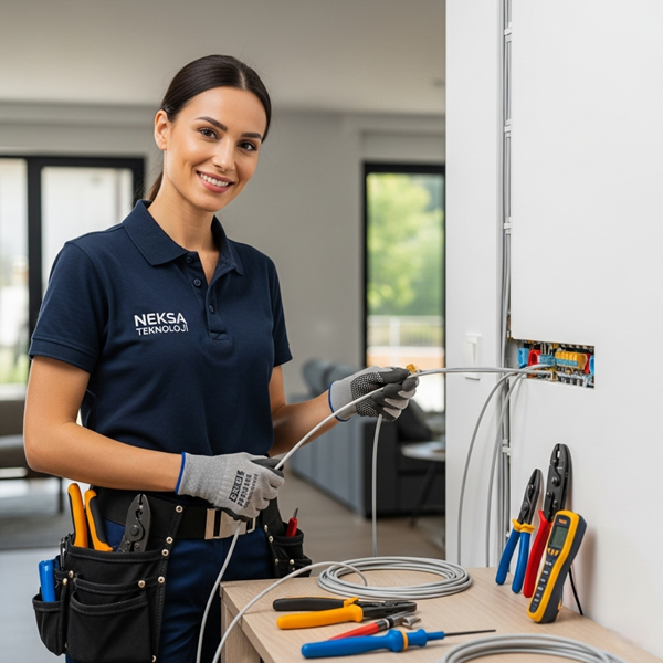 Eve İnternet Kablosu Çekme Hizmeti 7 Eve İnternet Kablosu Çekme Hizmeti